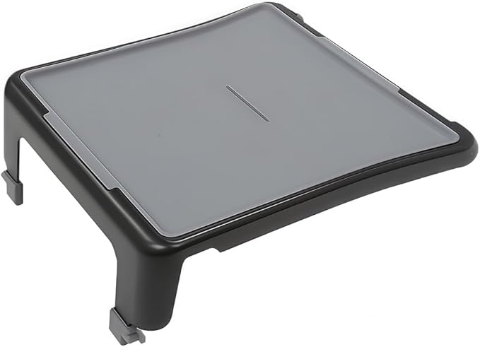 GGCLIMAX Dining Tray Compatible with Tesla Model 3/Y 2021-2023 Center Console Food Drink Table With Anti Slip Silicone Mat Foldable ABS Storage Organizer Car Essentials(Upgrade)