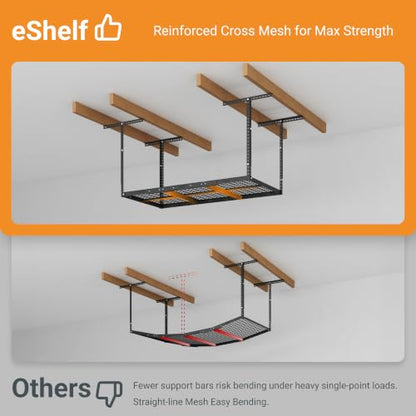 3x6ft Overhead Garage Storage Rack
