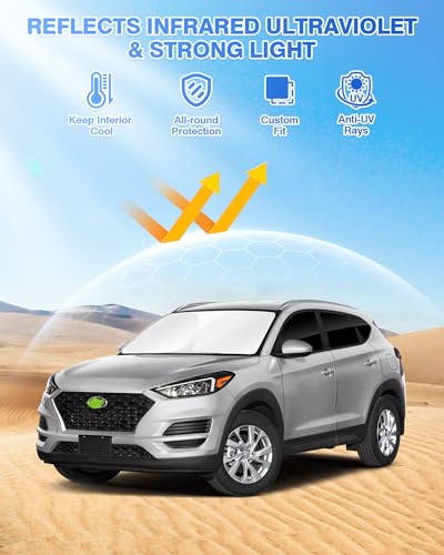Sunshades for Hyundai Tucson 2016 (8 Count)