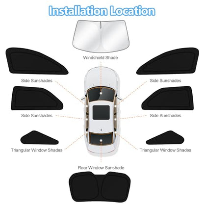 Car Window Shades for Chevrolet (8 Count)