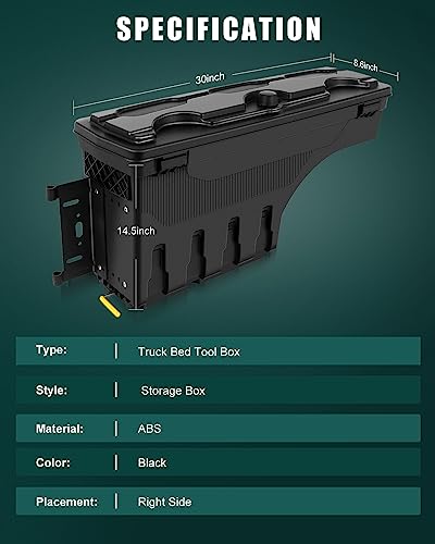 Truck Bed Tool Box for Nissan Frontier 2004