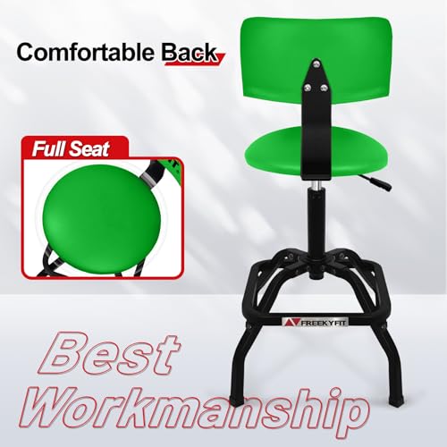 Shop Stool with Backrest