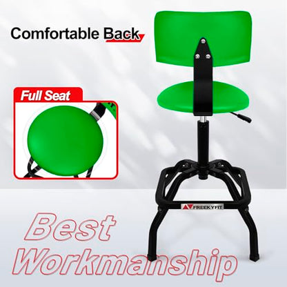 Shop Stool with Backrest