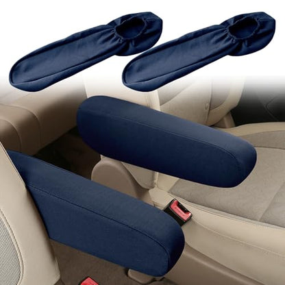 2PC Car Front Seat Armrest Covers