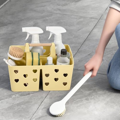 Portable Shower Caddy Plastic Shower Basket Organizer with Handle