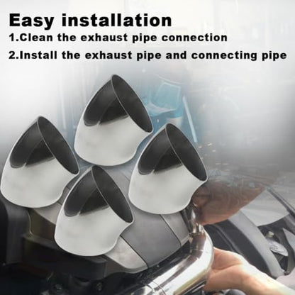 OD 3.5 inch 45 degree exhaust elbow Pipe