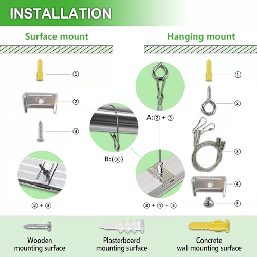 4Pack 8FT LED Shop Light Garage Lights (4 Count)