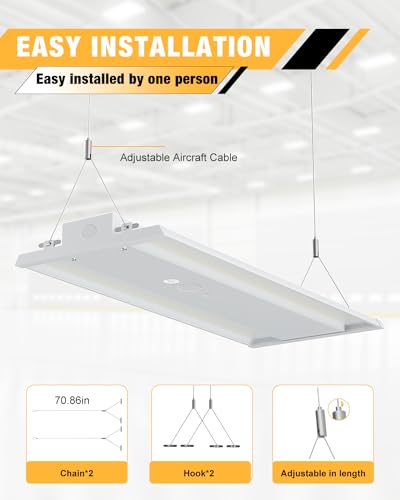 LED Linear High Bay Light (4 Count)