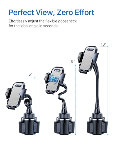 Upgraded Solidest 15in Cup Phone Holder for Car
