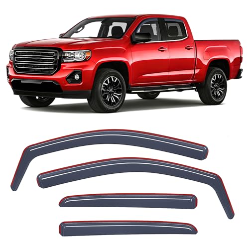 in Channel Rain Guards for Chevy Colorado GMC Canyon 2015