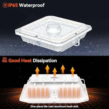 LED Canopy Light with Dusk to Dawn Photocell