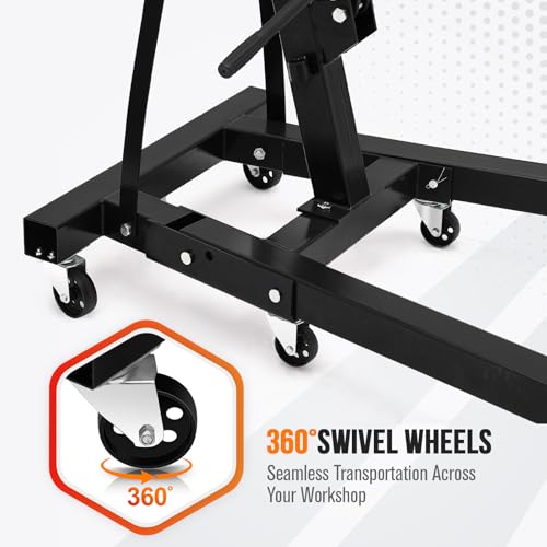 2 Ton Hydraulic Engine Hoist with Lever Stabilizer