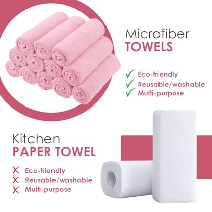 Microfiber Cleaning Cloths (12 Count)