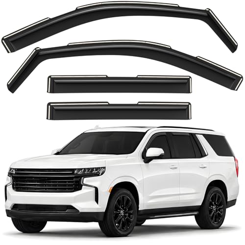 Window Deflectors Smoke Tinted in (4 Count)