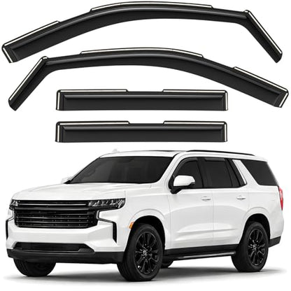 Window Deflectors Smoke Tinted in (4 Count)