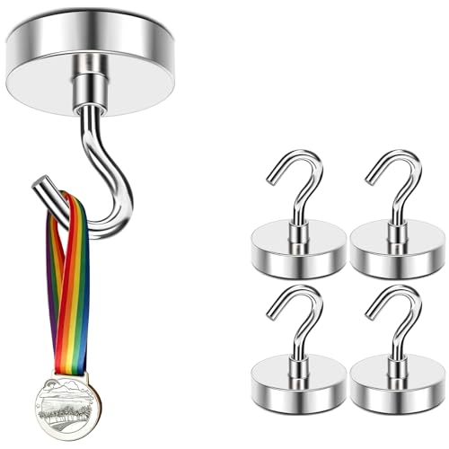Medal Holders 5PCS Magnetic Hooks 120LBS Display Hanger