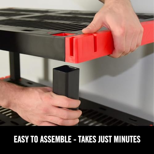 Craftsman 5 Tier Heavy Duty Plastic Storage Shelves