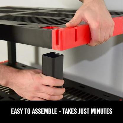 Craftsman 5 Tier Heavy Duty Plastic Storage Shelves