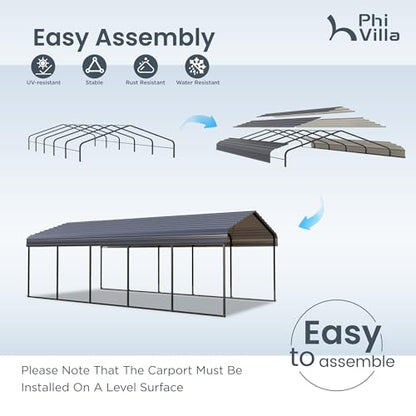 12x25ft Carport