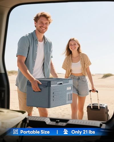 12 Volt Car Refrigerator 20Quart Car Fridge Freezer Electric Cooler Portable Cooler 12V Fridge RV Refrigerator