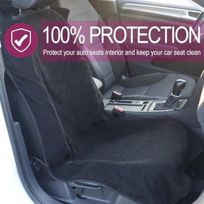 Car Seat Towel Covers Front Seats Protector for Gym and Workout