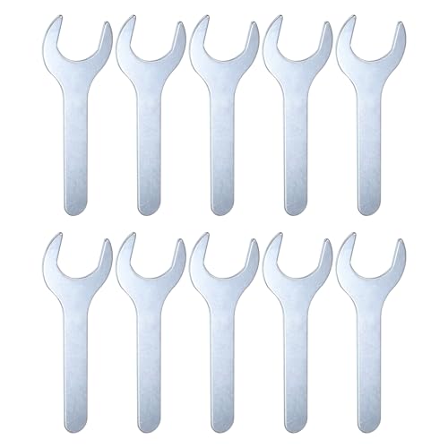 10pcs Small Open End Wrench 30x138x2.2mm Metric U (10 Count)