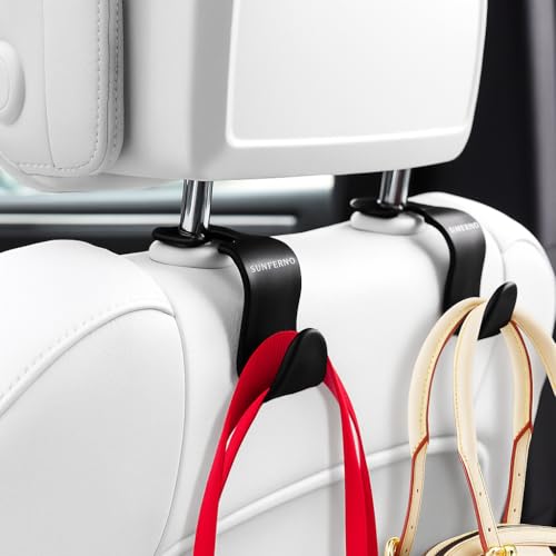 Car Headrest Hooks 4 Pack (4 Count)