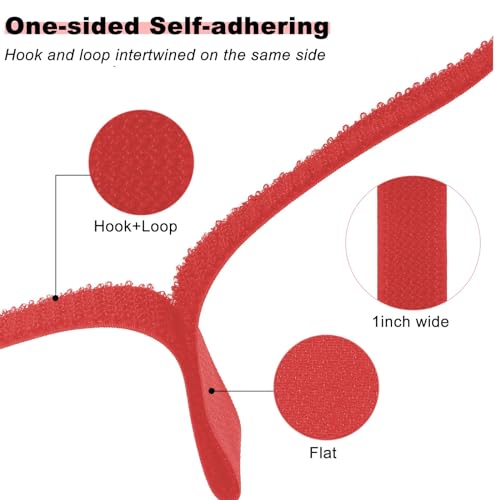 1"x16ft Hook and Loop Straps with 25 Metal Buckles