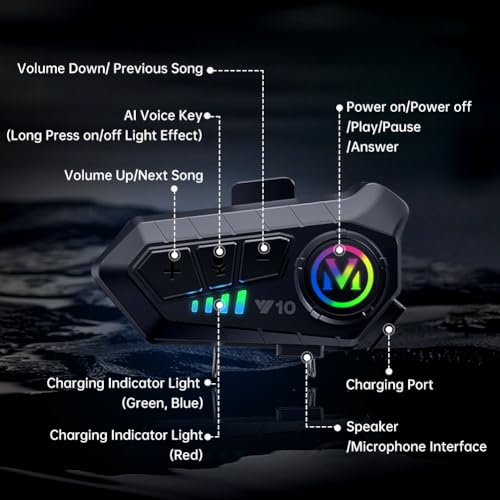 Motorcycle Helmet Bluetooth Headset