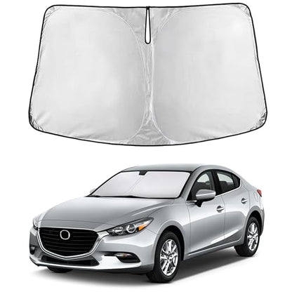 Windshield Sunshade Compatible for Mazda 3 2014