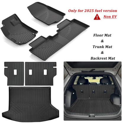 Floor Mats & Trunk Mat Backrest Mat for 2025 2026 Chevy Equinox