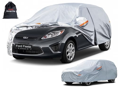 6 Layers Hatchback Waterproof Car Cover for Ford Fiesta 1989