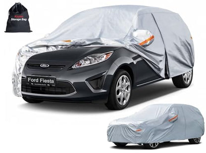 6 Layers Hatchback Waterproof Car Cover for Ford Fiesta 1989