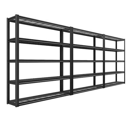 48" W Garage Shelving Heavy Duty Load 2500LBS (3 Count)