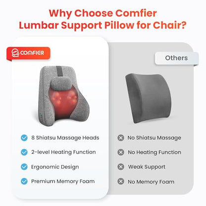 Back Lumbar Support Pillow for Office