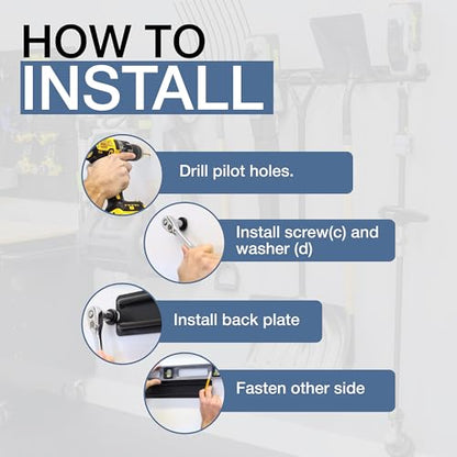 Modular Garage Tool Organizer (4 Count)