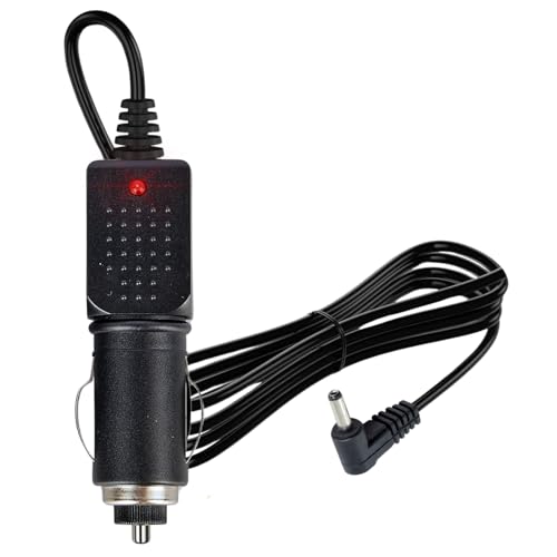 12V Power Cord for Cobra Whistler Radar Detector 6.5ft