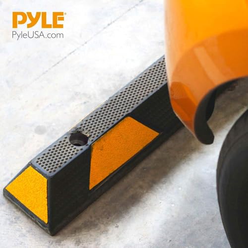 Heavy Duty Wheel Stop Garage Parking Aid for Cars & Trucks (2 Count)