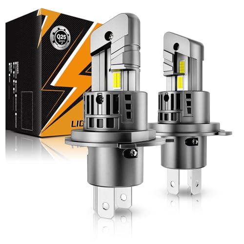 Q25 Series H4 9003 Fog Lights H4 Powersports Lights 20000LM (2 Count)