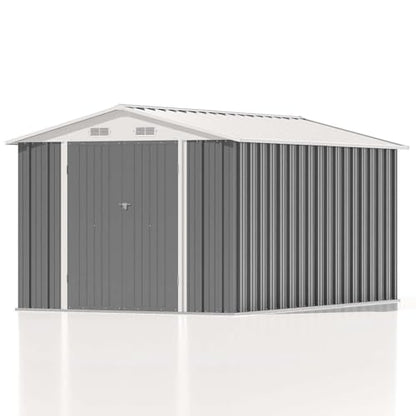 8 x 12 FT Metal Storage Shed for Outdoor
