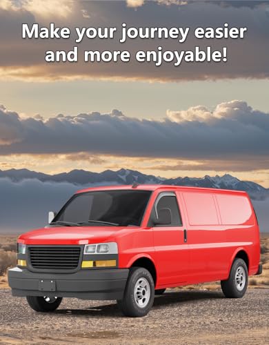 Window Rain Guards for Chevy Express Van & GMC Savana 2500 3500 1996