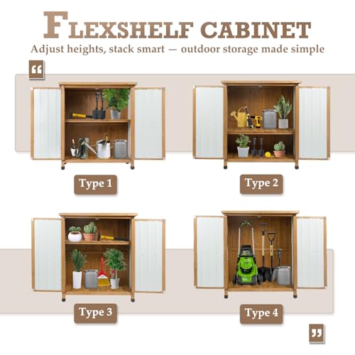 Small Outdoor Storage Cabinet for Patio