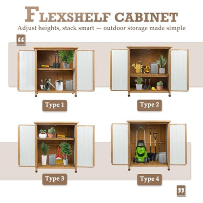 Small Outdoor Storage Cabinet for Patio