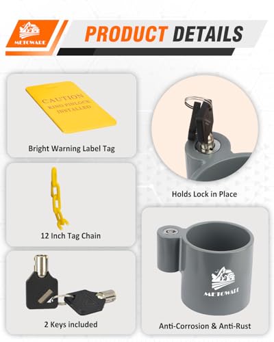 5th Wheel King Pin Lock for RVs & Semi Trailers