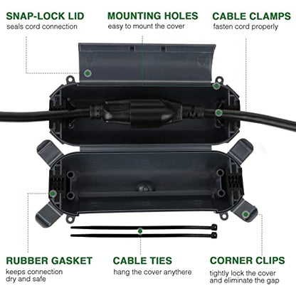 Outdoor Extension Cord Cover (3 Count)