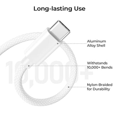 for iPhone 17 16 Pro Max Charger Cord (2 Count)
