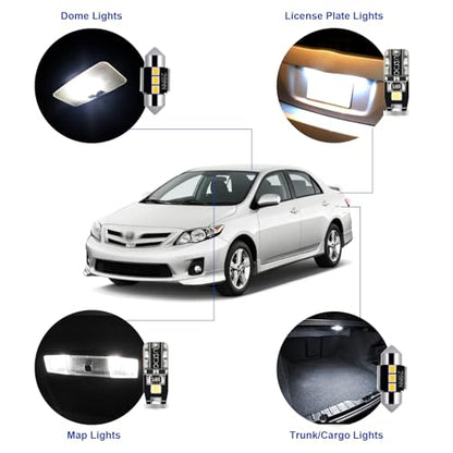 LED Interior Car Lights for Toyota (6 Count)
