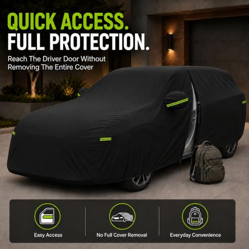 Car Cover for SUV Waterproof All Weather Outdoor Full Cover