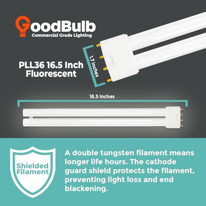 PLL36 841 36W 16.5" Twin Tube Compact Fluorescent Light Bulb 4 (10 Count)
