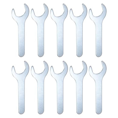 10pcs Small Wrench Open End Wrench 28x135x2.8mm Metric U (10 Count)